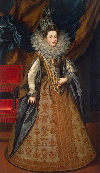 Frans Pourbus Portrait of Margaret of Savoy, Duchess of Mantua Pourbus oil painting picture